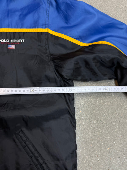 Black Navy 90s Vintage Polo Sport Ralph Lauren Jacket (Small/Medium)