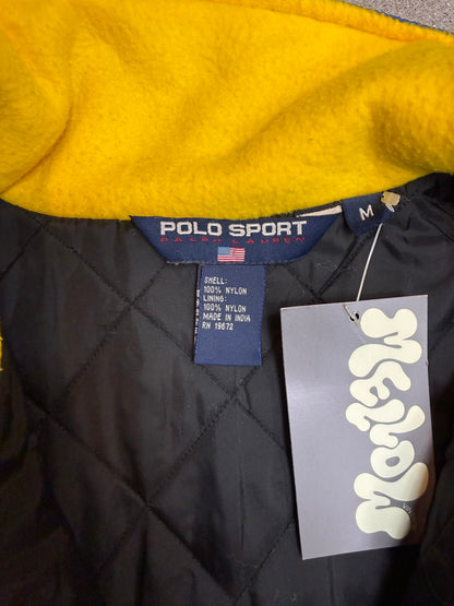 Black Navy 90s Vintage Polo Sport Ralph Lauren Jacket (Small/Medium)
