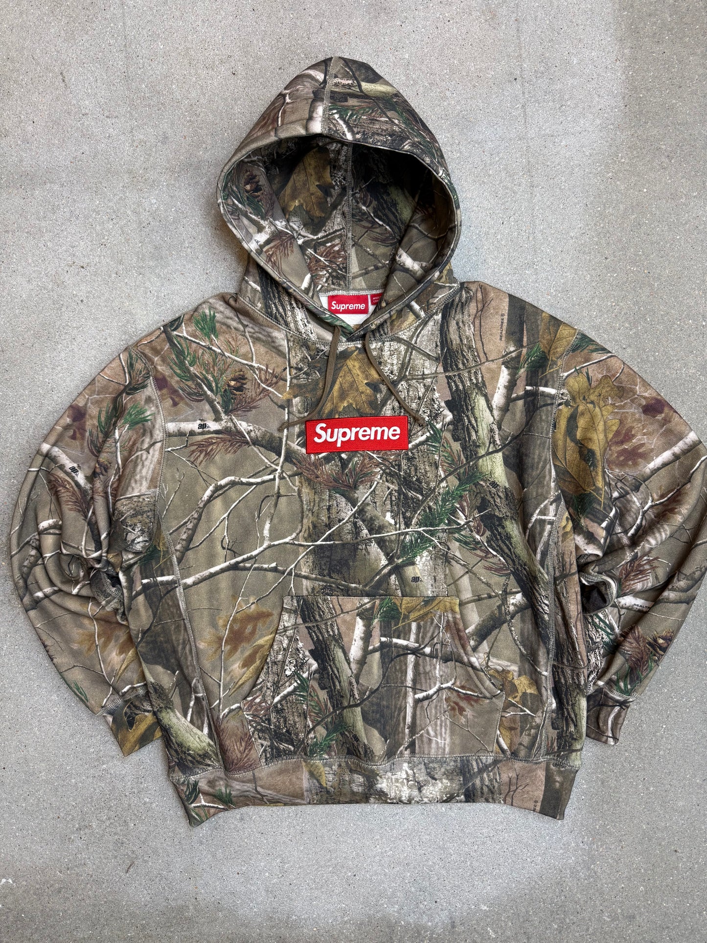 Supreme Box Logo FW25 RealTree Camoflage Hoodie (Medium)