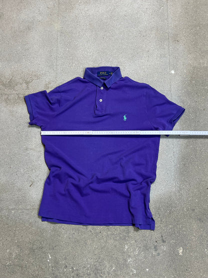 LILA RALPH LAUREN CUSTOM SLIM FIT PIQUE POLO (MITTEL)