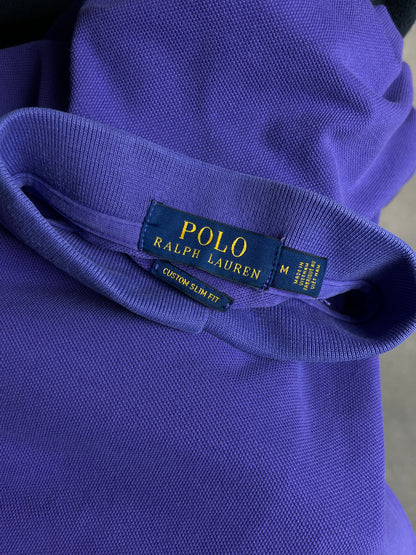 LILA RALPH LAUREN CUSTOM SLIM FIT PIQUE POLO (MITTEL)