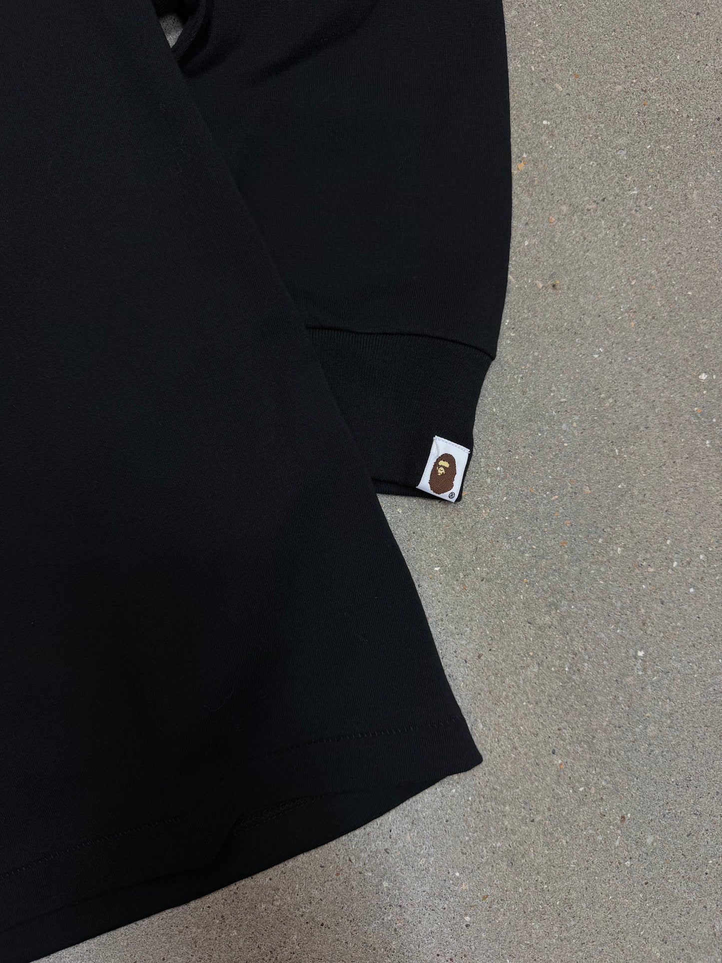 Black Bape A Bathing Ape Tokyo Japan Longsleeve tee Tokyo in-store exclusive (XL) (rare)