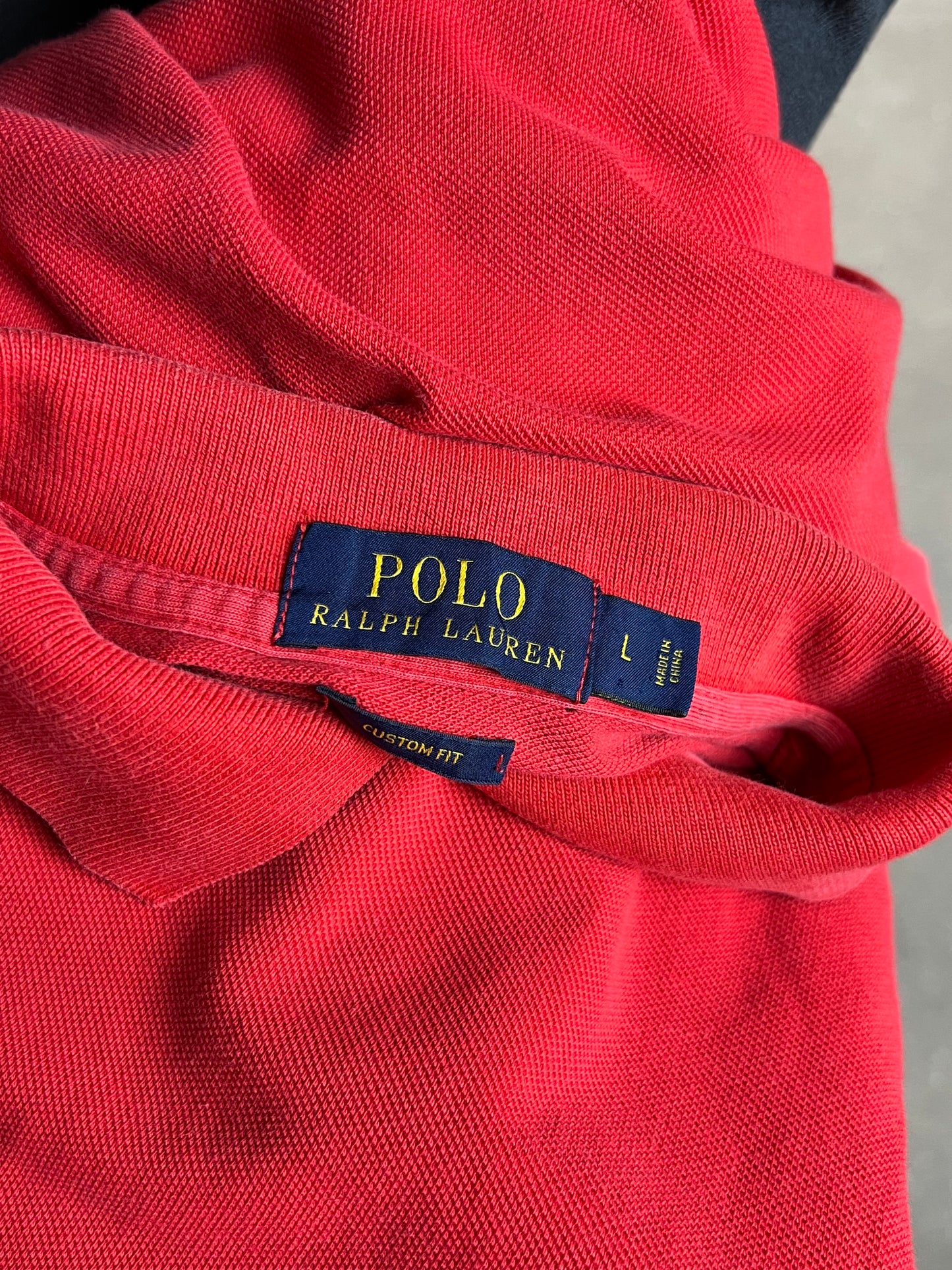 ROTES RALPH LAUREN CUSTOM FIT PIQUE POLO (GROSS)