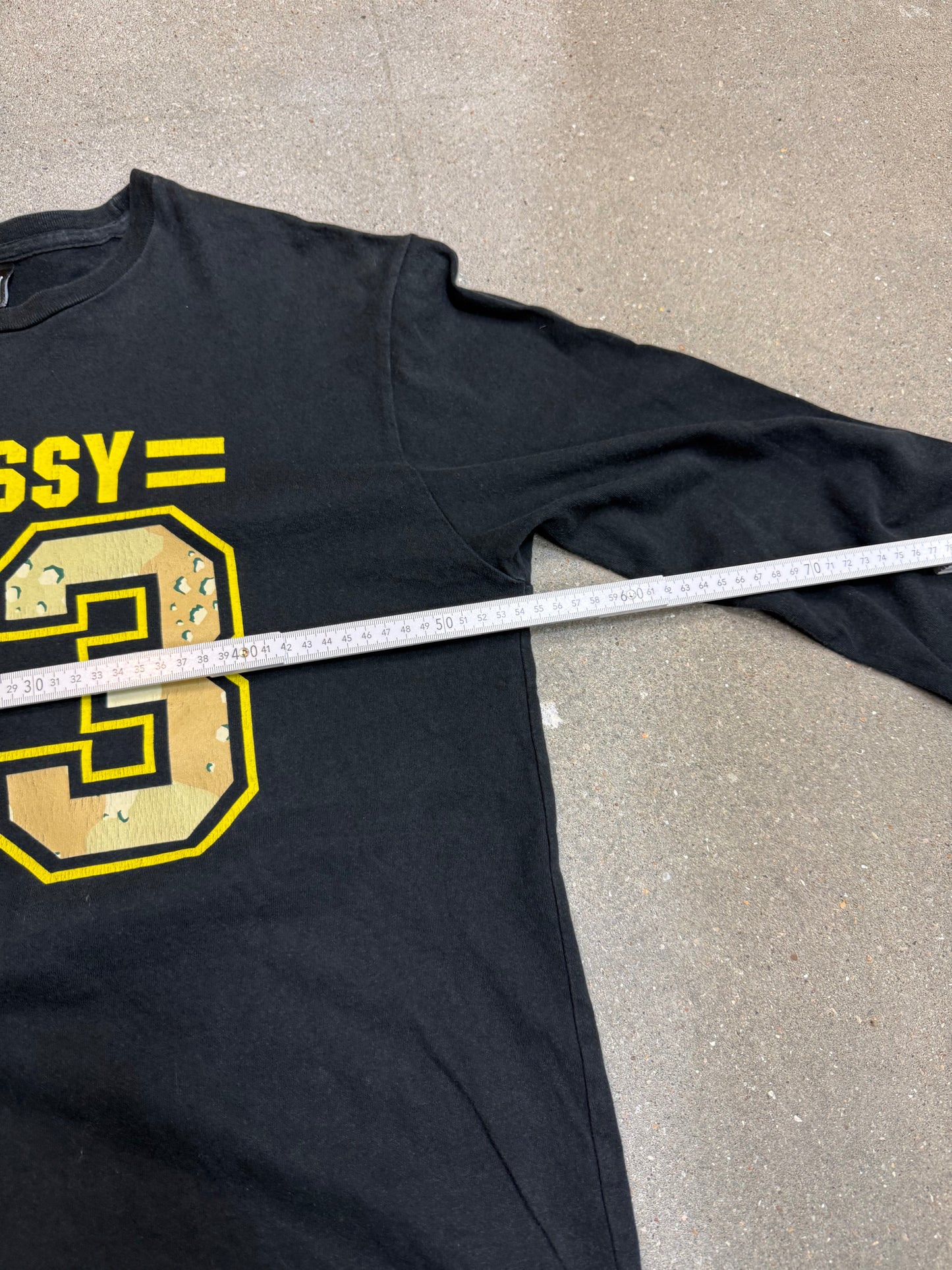 Black Vintage Stüssy "33 / 80 tribe" Japan Exclusive Longsleeve tee (Large) (rare) (asian sizing)