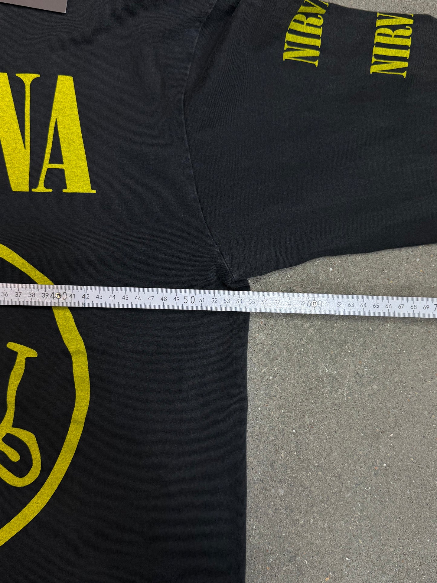 1990s  Nirvana Smiley Longsleeve Tee (Large)