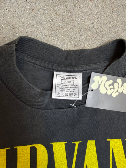 1990s  Nirvana Smiley Longsleeve Tee (Large)