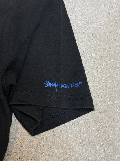 Black Vintage 90s Stüssy Tokyo Japan Exclusive tee (Medium) (rare) (asian sizing)
