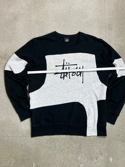 NAVYGRAUES VINTAGE STÜSSY REWORK SWEATSHIRT (XL)