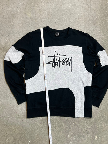 NAVYGRAUES VINTAGE STÜSSY REWORK SWEATSHIRT (XL)