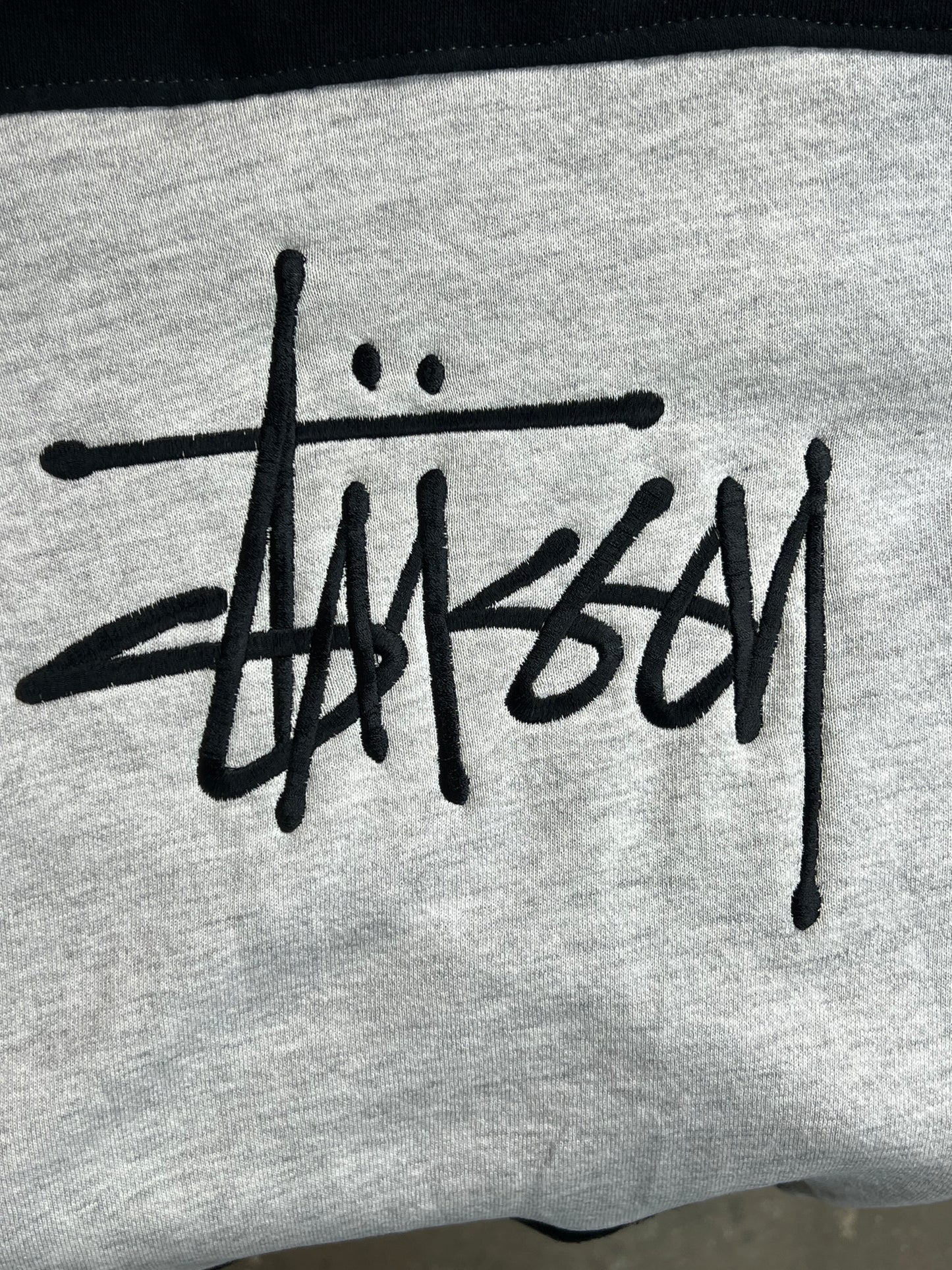 NAVYGRAUES VINTAGE STÜSSY REWORK SWEATSHIRT (XL)