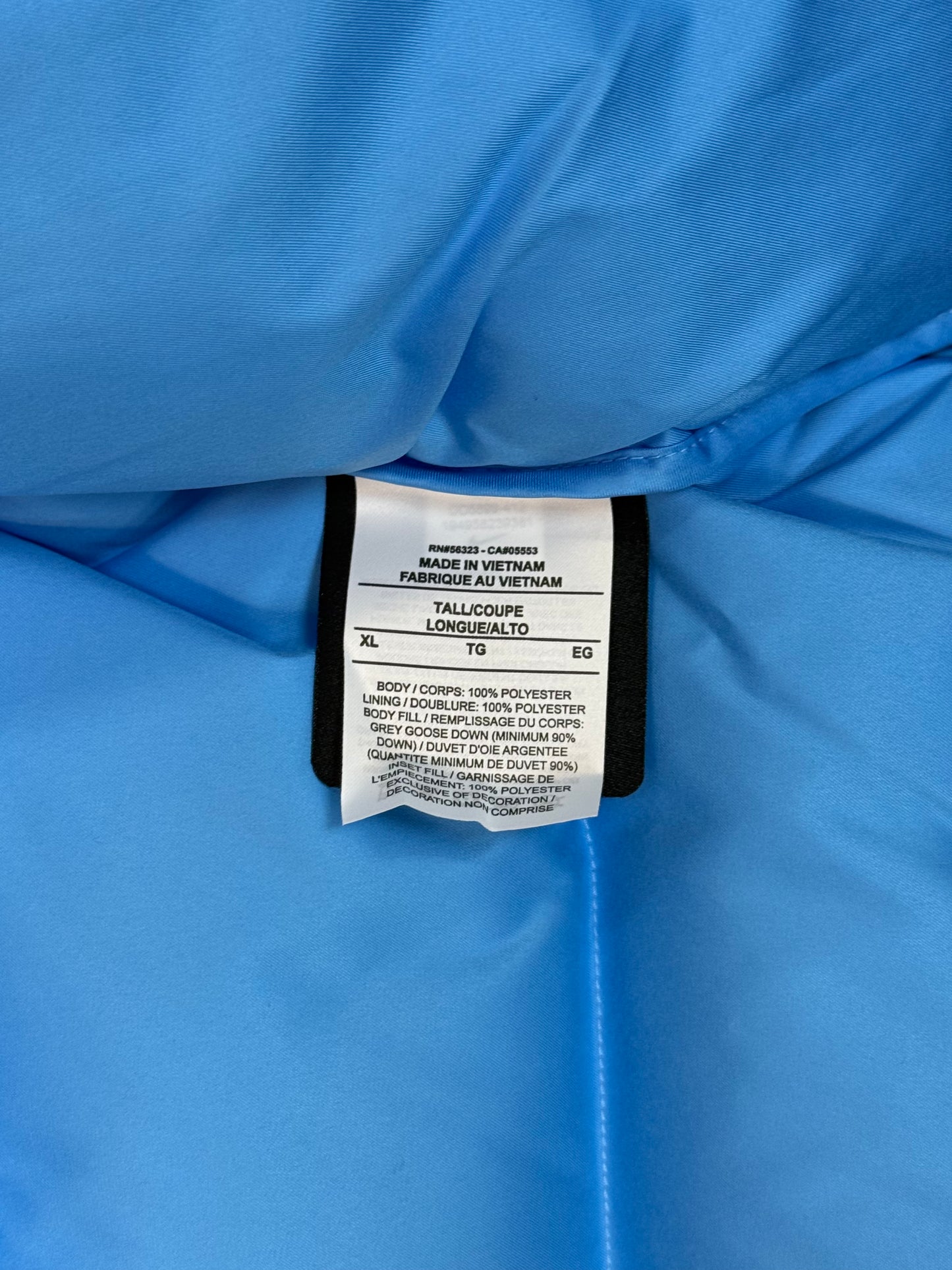 Very rare Nike x NOCTA x 'Drake' Sunset Puffer Jacket (Friends and Family) Baby Blue (F&F) (size XL)