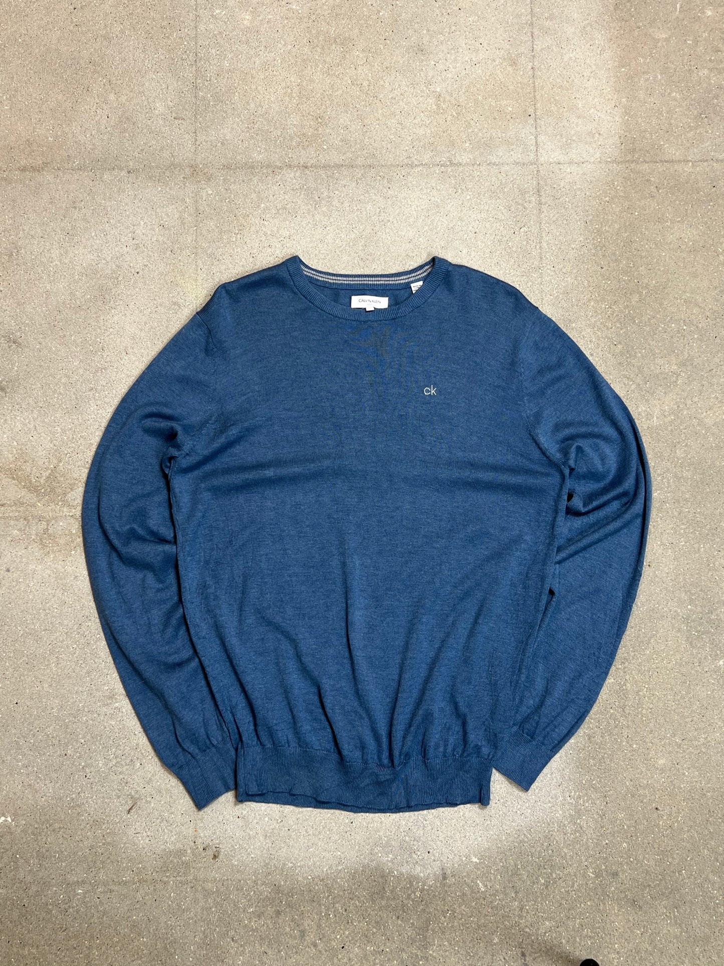 VINTAGE CALVIN KLEIN „WAVE“ STRICK (XL)