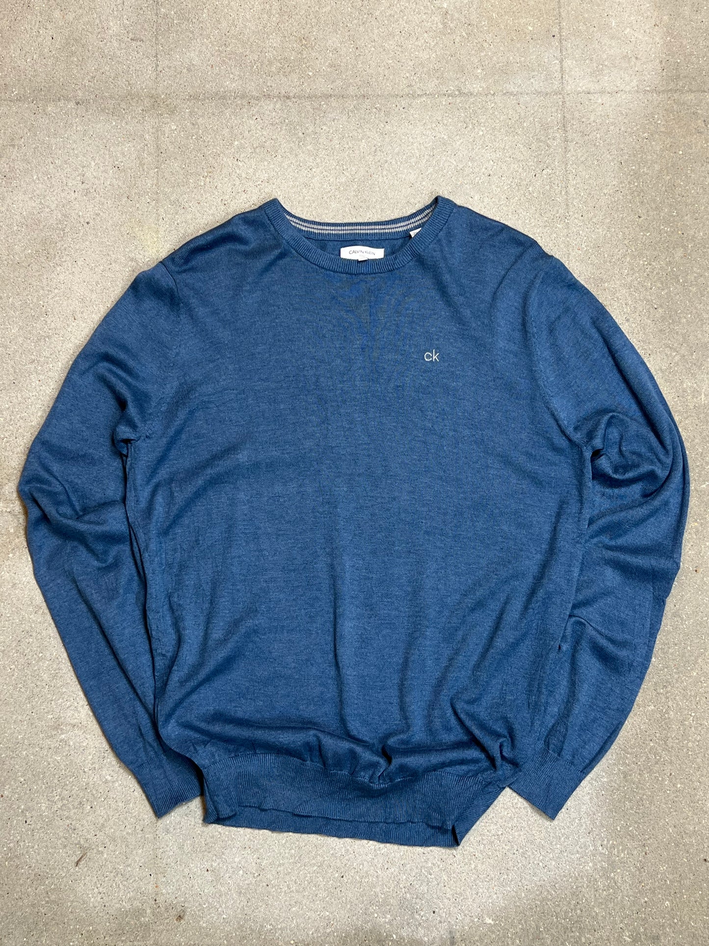 VINTAGE CALVIN KLEIN „WAVE“ STRICK (XL)
