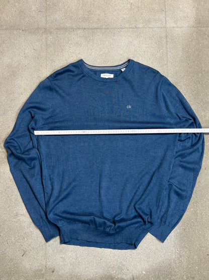 VINTAGE CALVIN KLEIN „WAVE“ STRICK (XL)