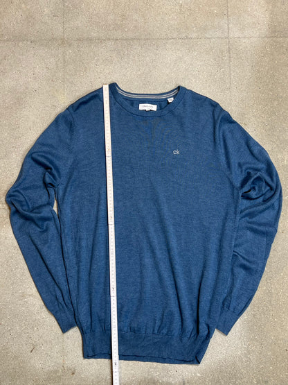 VINTAGE CALVIN KLEIN „WAVE“ STRICK (XL)