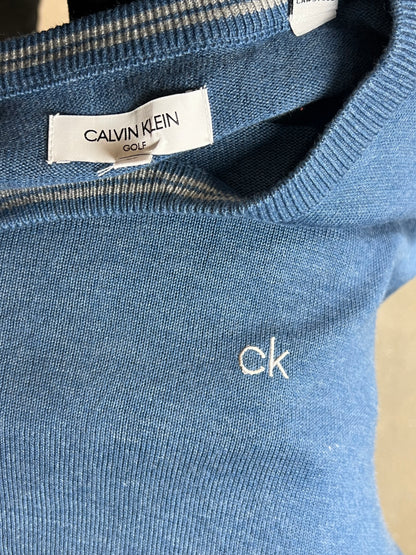 VINTAGE CALVIN KLEIN „WAVE“ STRICK (XL)