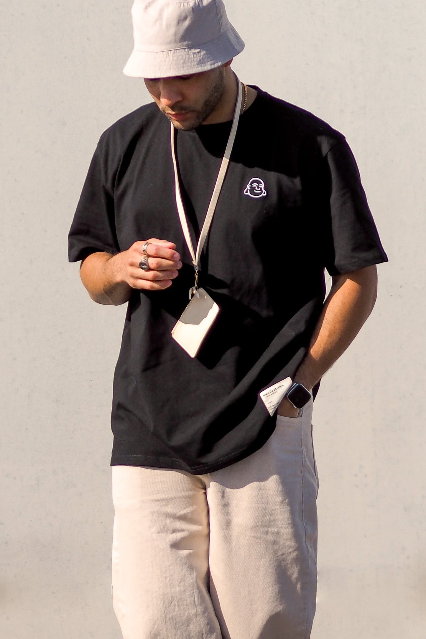 Manifestation Black Heavyweight Hemp Tee