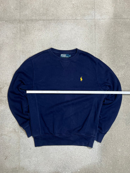 MARINEBLAUES VINTAGE-SWEATSHIRT VON RALPH LAUREN (KLEIN)
