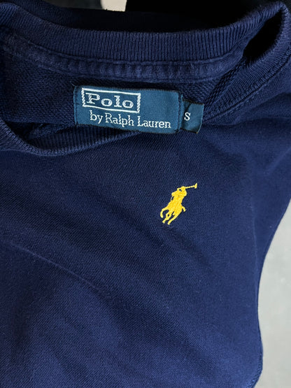 MARINEBLAUES VINTAGE-SWEATSHIRT VON RALPH LAUREN (KLEIN)