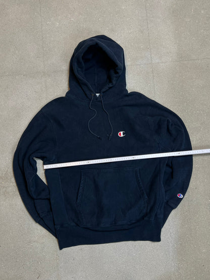90s HEAVYWEIGHT VINTAGE CHAMPION BLANK HOODIE (LARGE)