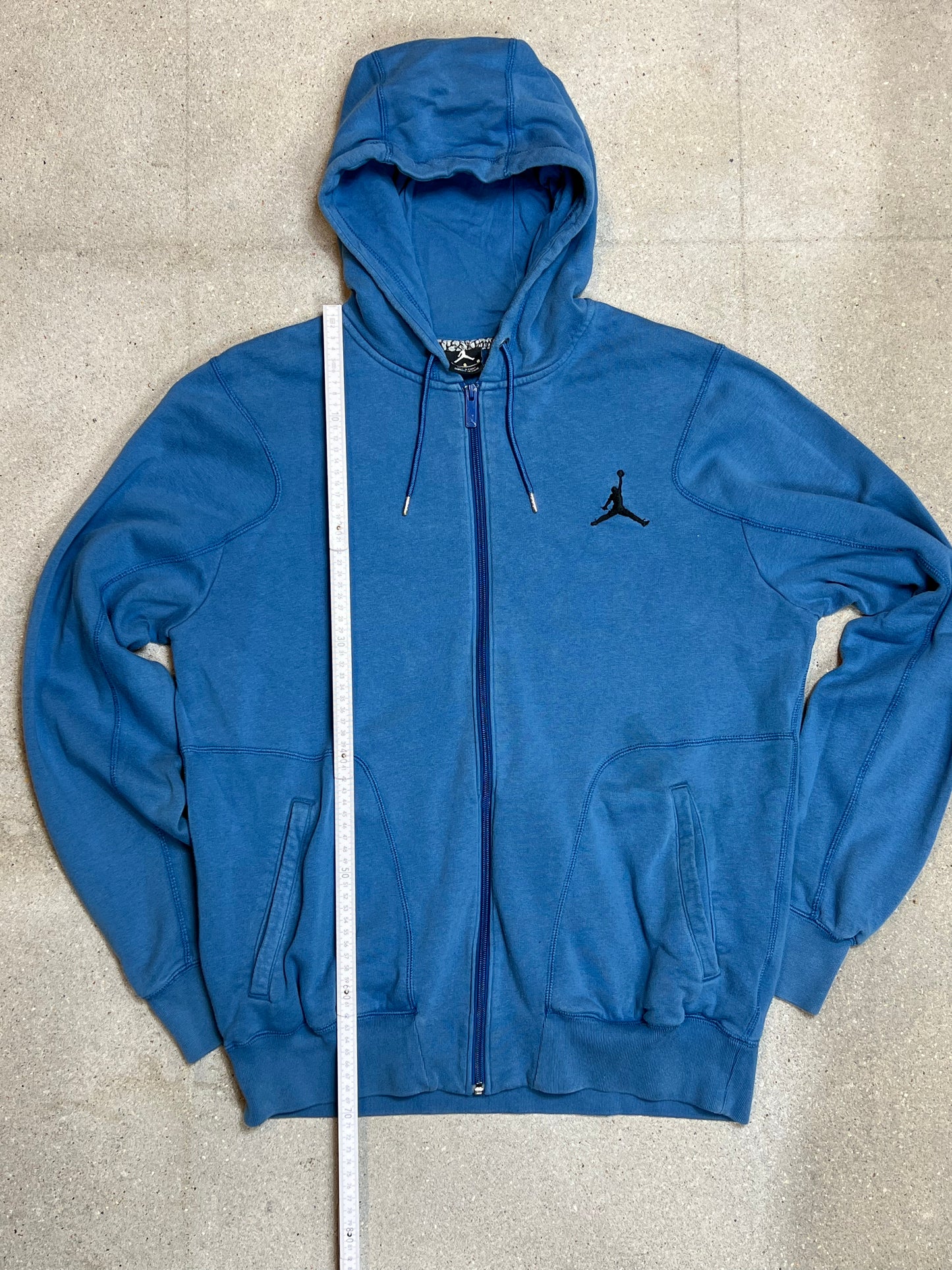 KÖNIGLICHER BLAUER VINTAGE NIKE JORDAN ZIP HOODIE (GROSS)