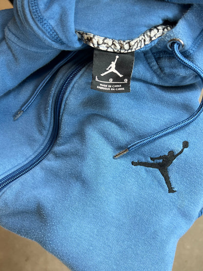 KÖNIGLICHER BLAUER VINTAGE NIKE JORDAN ZIP HOODIE (GROSS)