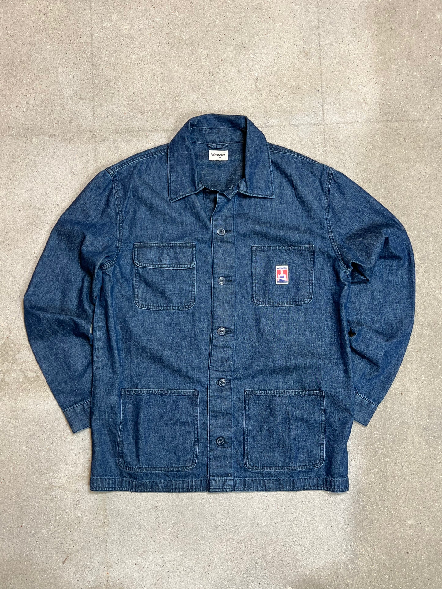 DENIMBLAUES VINTAGE WRANGLER-HEMD (GROSS)