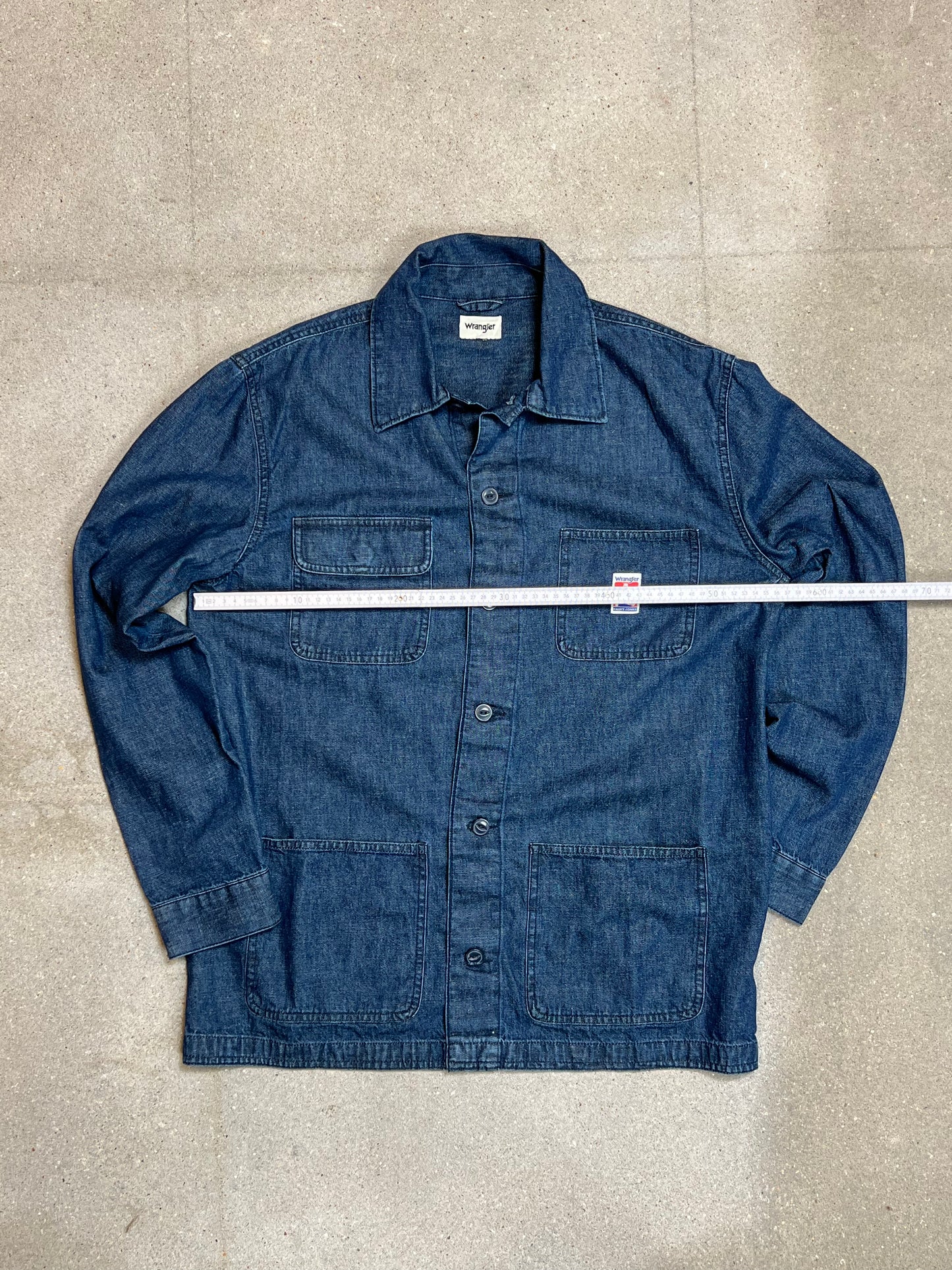 DENIMBLAUES VINTAGE WRANGLER-HEMD (GROSS)