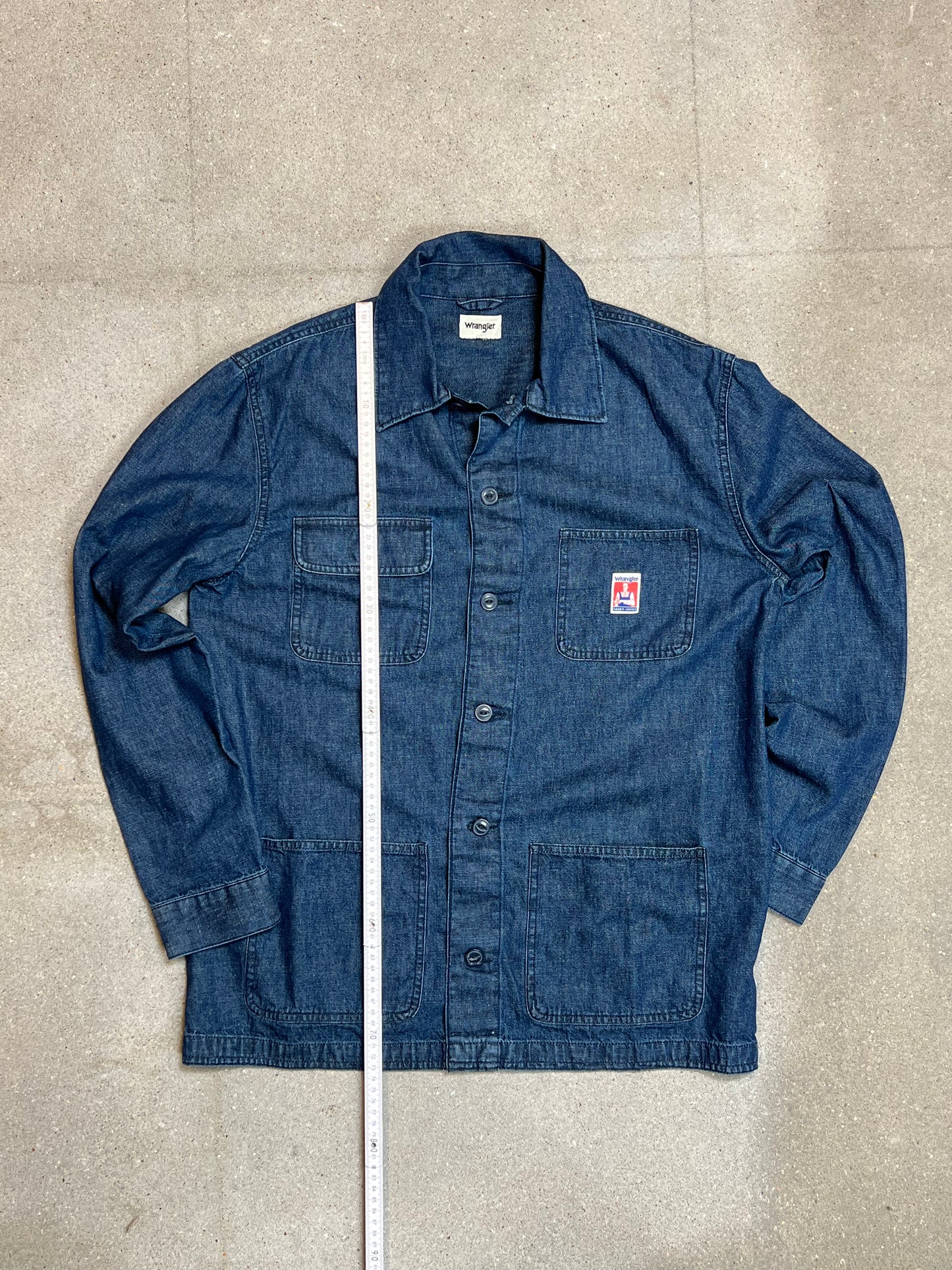 DENIMBLAUES VINTAGE WRANGLER-HEMD (GROSS)