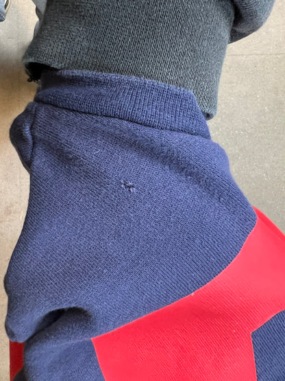 NAVY RED VINTAGE BOLD PUMA PRINT SWEATSHIRT (XLARGE)