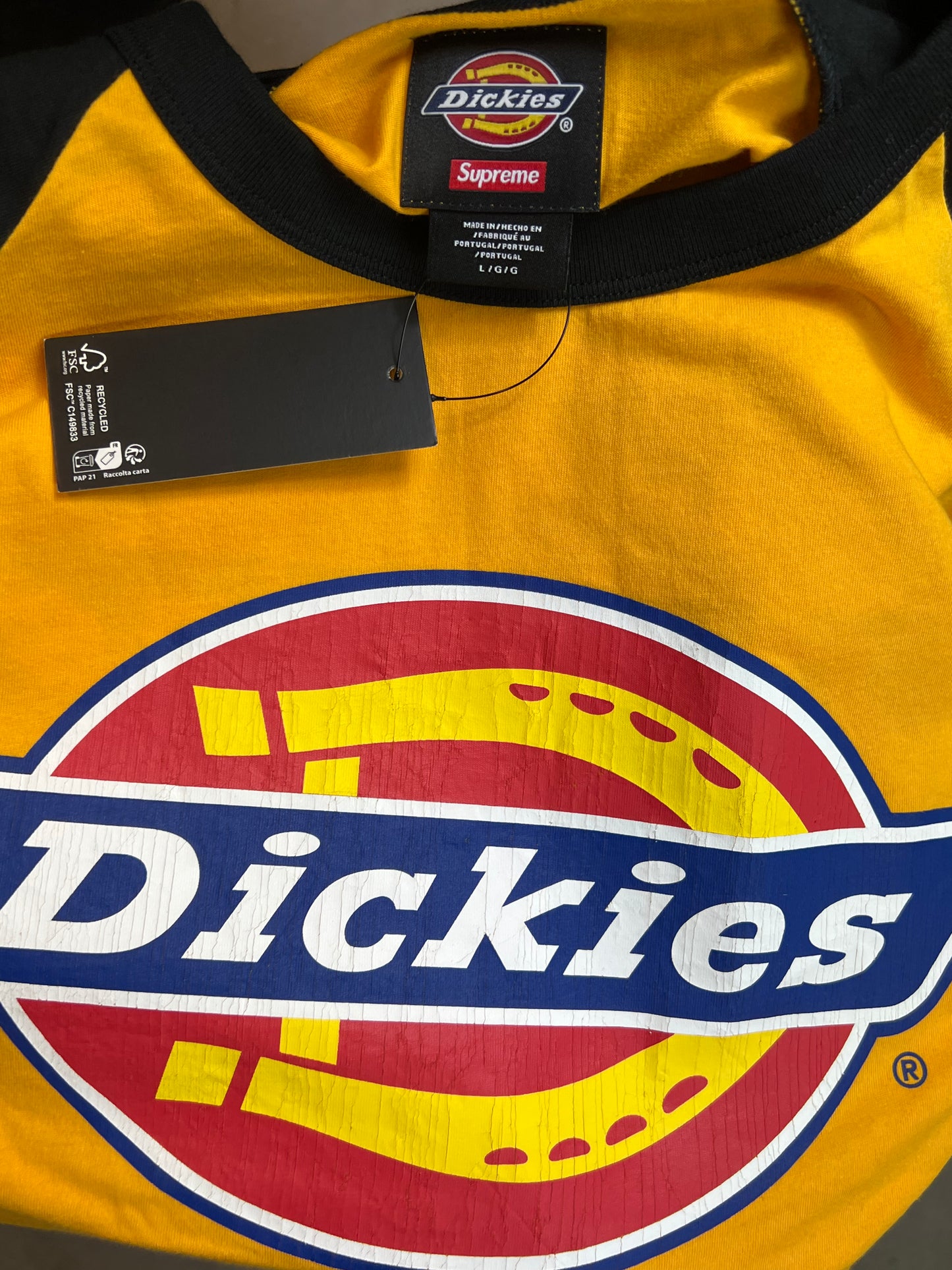 SCHWARZES VINTAGE-DICKIES-T-SHIRT (GROSS)