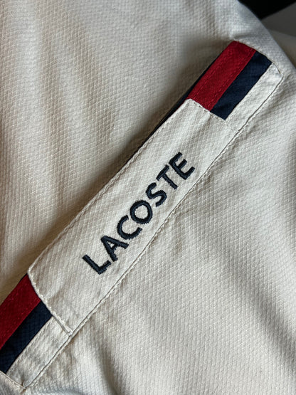 MARINEBLAUES VINTAGE-LACOSTE-LOGO MIT VIERTELREISSVERSCHLUSS (5 / Mittel)