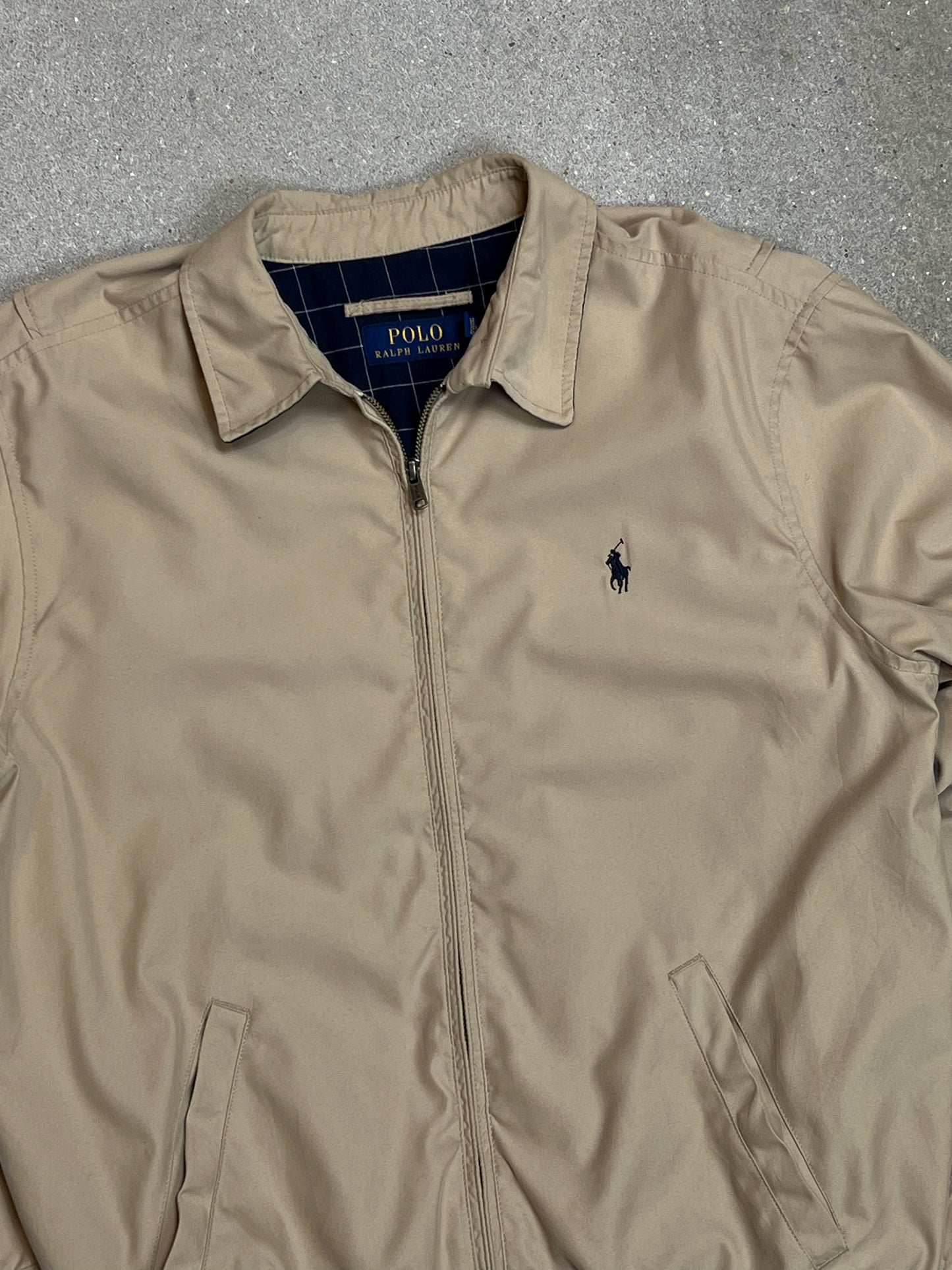 NAVY VINTAGE RALPH LAUREN ANORAK BOMBERJACKE (XL)