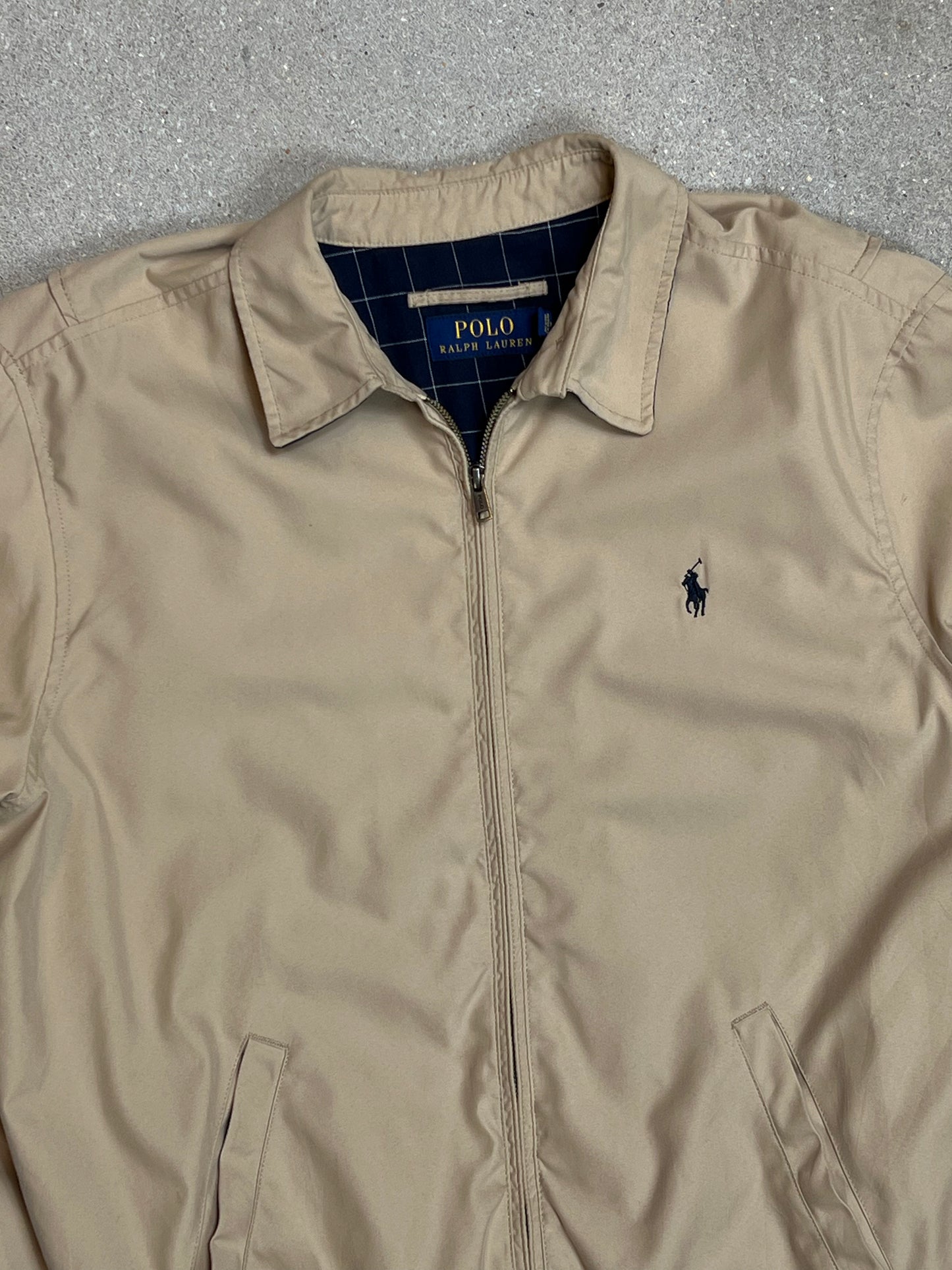 NAVY VINTAGE RALPH LAUREN ANORAK BOMBERJACKE (XL)