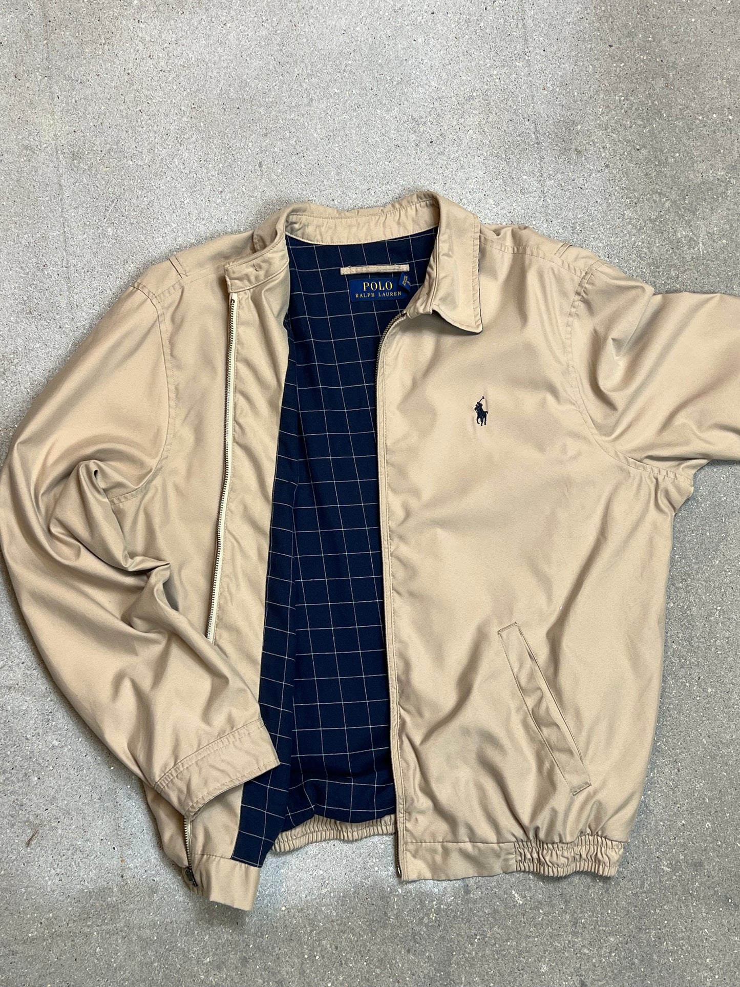 NAVY VINTAGE RALPH LAUREN ANORAK BOMBERJACKE (XL)