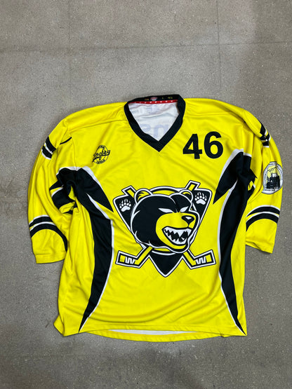 SELTENES VINTAGE TEAM NIKE x 2002 OLYMPICS TEAM CANDA JOE SAKIC 91 EISHOCKEY-TRIKOT (JOE SCHAFFT DIE GOLDMEDAILLE ZUM GEGEN USA) (XL)