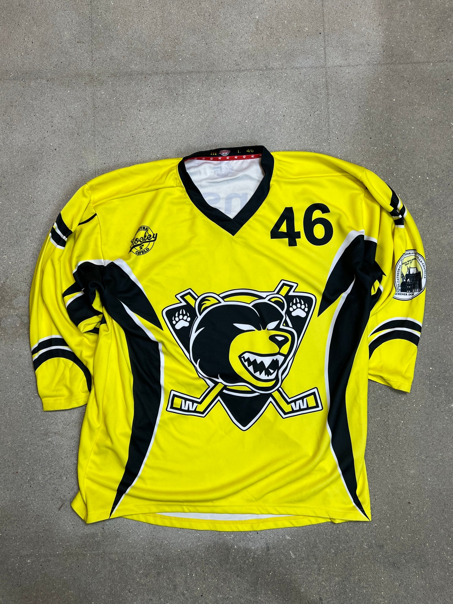 SELTENES VINTAGE TEAM NIKE x 2002 OLYMPICS TEAM CANDA JOE SAKIC 91 EISHOCKEY-TRIKOT (JOE SCHAFFT DIE GOLDMEDAILLE ZUM GEGEN USA) (XL)