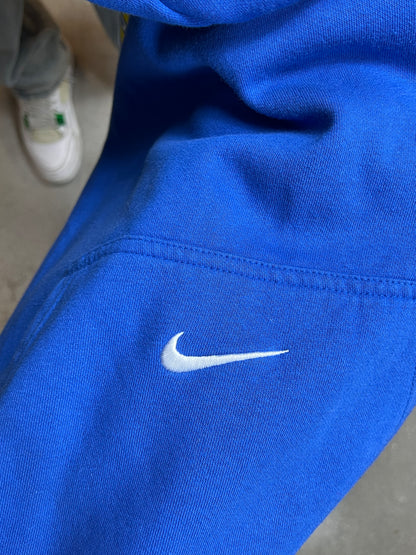 VERBLISSTER SCHWARZER VINTAGE NIKE „CENTER SWOOSH“ UNIVERSITY HOODIE (S)