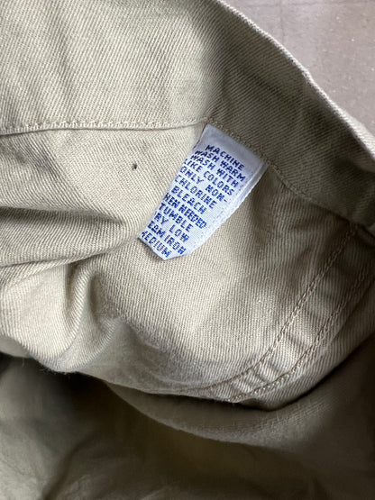 BLAU GESTREIFTES VINTAGE RALPH LAUREN HEMD (KLEIN)