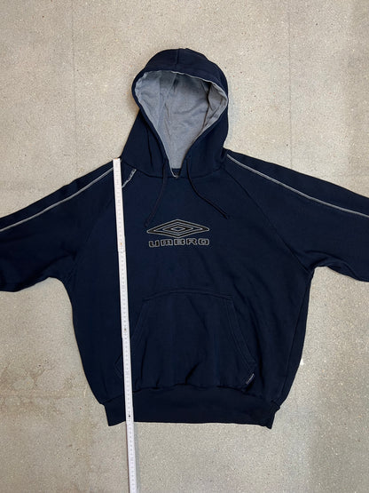 BRAUN BEIGE UMBRO x SLAM JAM MASKED HOOD PLAID OVERHEMD (XLARGE) (DEADSTOCK) (NEU MIT ANHÄNGER)