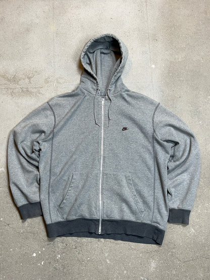 GRAUER VINTAGE NIKE ZIP HOODIE (XXL)