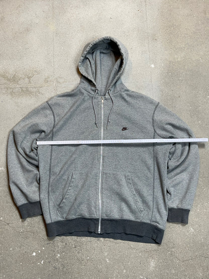GRAUER VINTAGE NIKE ZIP HOODIE (XXL)