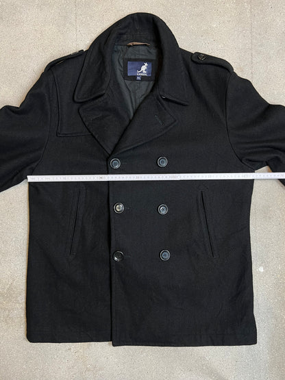 Black Kangol Double breasted Jacket (XXL)