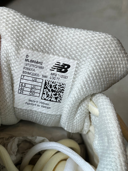 NEW BALANCE 860v2 x AIMÉ LEON DORE NY x CREME COLORWAY (US 7, EU 40, UK 6,5)