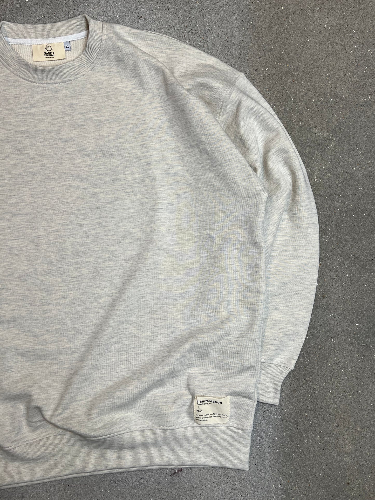 Manifestation Azure / Industrial Blue Sweatshirt (hergestellt in NL 🇳🇱)