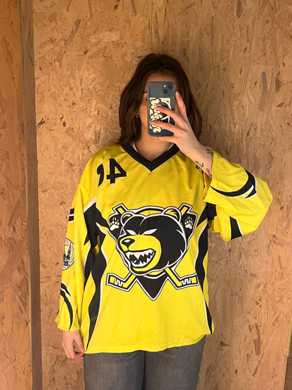SELTENES VINTAGE TEAM NIKE x 2002 OLYMPICS TEAM CANDA JOE SAKIC 91 EISHOCKEY-TRIKOT (JOE SCHAFFT DIE GOLDMEDAILLE ZUM GEGEN USA) (XL)