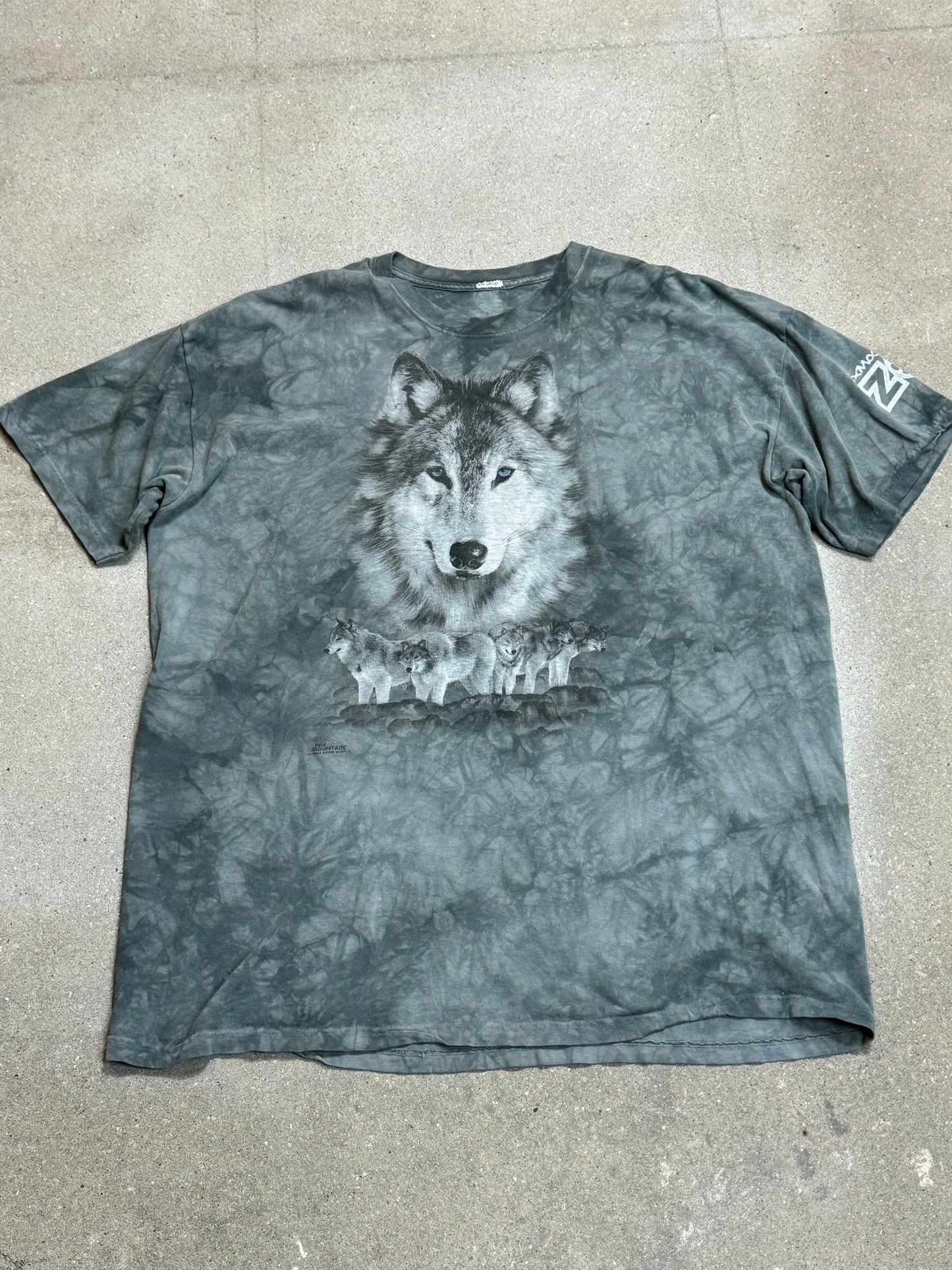 GREY VINTAGE WOLF T-SHIRT UNBRANDED (XXL)