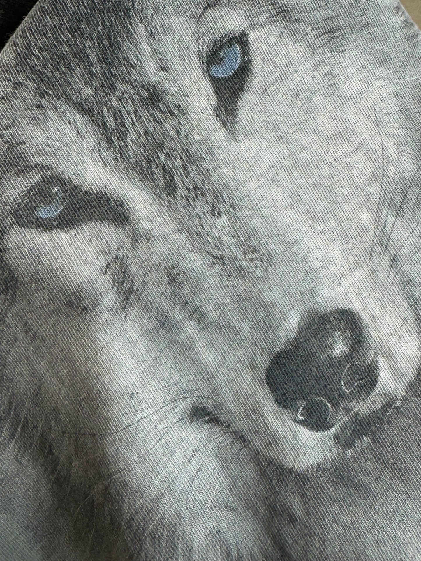 GREY VINTAGE WOLF T-SHIRT UNBRANDED (XXL)
