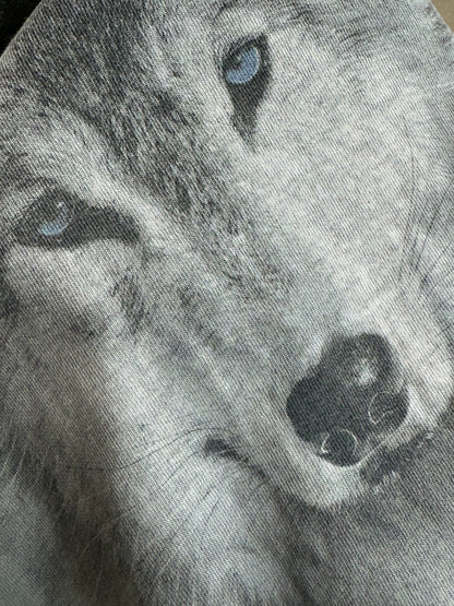 GREY VINTAGE WOLF T-SHIRT UNBRANDED (XXL)