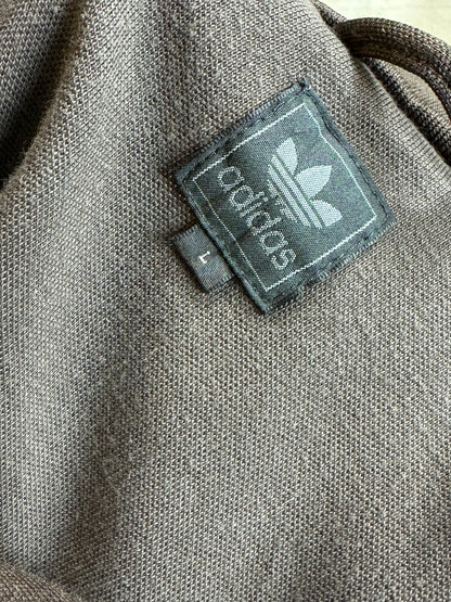 BROWN ADIDAS VINTAGE TRACKJACKEt (LARGE)